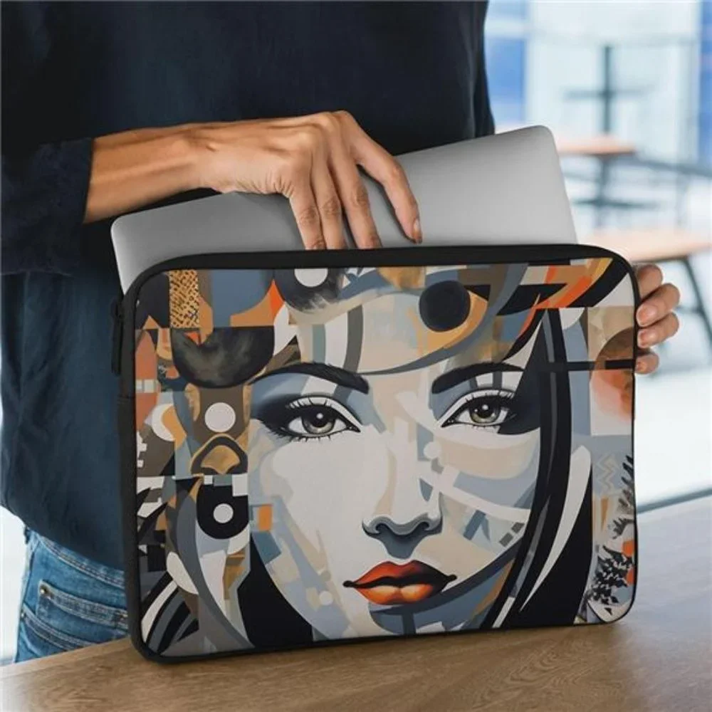Abstract Face 2-Sided Print 16